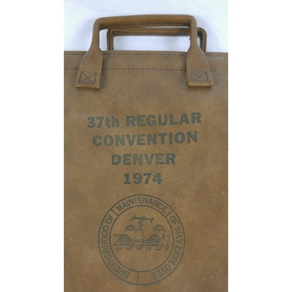 Rare Railroad Briefcase Attache Brotherhood of Maintenance of Way Employees 1974 - Picture 2 of 6